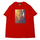 【SALE/セール】ミュージック MUSICK STAY CHILL S/S Tシャツ RED/レッド 半袖 Tシャツ セクシー スモーク