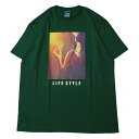 楽天POSSIBILITY【SALE/セール】ミュージック MUSICK STAY CHILL S/S Tシャツ DARK GREEN/ダークグリーン 半袖 Tシャツ セクシー スモーク