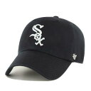 フォーティーセブン 039 47 WHITE SOX 039 47 CLEAN UP CAP BLACK / ブラック ホワイト ソックス ローキャップ 帽子