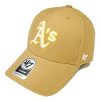 フォーティーセブン ' 47 OAKLAND ATHELTICS MVP CAP CAMEL / キャメル オークランド アスレチックス 6パネル キャップ 帽子