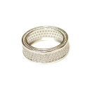 ゴールデンギルト デザインバイティーエスエス GOLDEN GILT DESIGN BY TSS TRIPLE ROW ETERNITY RING SILVER...