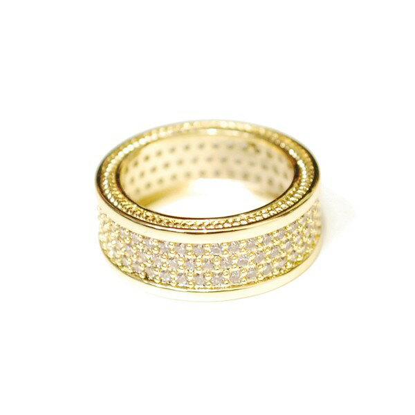 ゴールデンギルト デザインバイティーエスエス GOLDEN GILT DESIGN BY TSS TRIPLE ROW ETERNITY RING GOLD/ゴールド 指輪