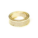 ゴールデンギルト デザインバイティーエスエス GOLDEN GILT DESIGN BY TSS TRIPLE ROW ETERNITY RING GOLD/ゴ...