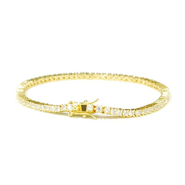 ゴールデンギルト デザインバイティーエスエス GOLDEN GILT DESIGN BY TSS 2.5MM TENNIS BRACELET GOLD / ゴールド ブレスレット