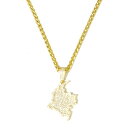 ゴールデンギルト デザインバイティーエスエス GOLDEN GILT DESIGN BY TSS COLOMBIA MAP W/ NECKLACE GOLD / ゴールド ネックレス