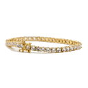 【SALE/セール】ゴールデンギルト デザインバイティーエスエス GOLDEN GILT DESIGN BY TSS 5MM TENNIS BRACELET G...