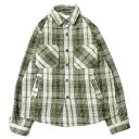 ySALE/Z[zGsg~ EPTM. SLIT FLANNEL SHIRTS JACKET DEC. OLIVE / I[u tl Vc WPbg