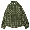 エピトミ EPTM. SLIT FLANNEL SHIRTS JACKET DARK OLIVE / ダークオリーブ フランネル シャツ ジャケット