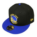 ニューエラ NEWERA 9FIFTY GOLDEN STATE WARRIORS SNAPBACK CAP BLACK × BLUE / ブラック × ブルー ゴールデン ステート ウォリアーズ スナップバックキャップ 帽子 950