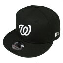 ニューエラ NEW ERA USA 9FIFTY WASHINGTON NATIONALS SNAPBACK CAP BLACK × WHITE / ブラック × ホワイト ワシントン ナショナルズ スナップバック キャップ 帽子 950