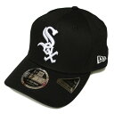 ニューエラ NEW ERA 9FIFTY CHICAGO WHITE SOX STRETCH SNAPBACK CAP BLACK / ブラック シカゴ ホワイトソックス ストレッチ スナップバック キャップ 帽子 950