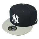 ニューエラ NEWERA 9FIFTY NEW YORK YANKEES SNAPBACK CAP NAVY × GRAY / ネイビー × グレー ニューヨーク ヤンキース スナップバック キャップ 帽子 950 NEW ERA