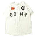 OC~[ GRIMEY THE CLOUT MESH BASEBALL JERSEY WHITE / zCg  x[X{[ Vc bV W[W