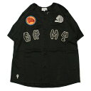 OC~[ GRIMEY THE CLOUT MESH BASEBALL JERSEY BLACK / ubN  x[X{[ Vc bV W[W