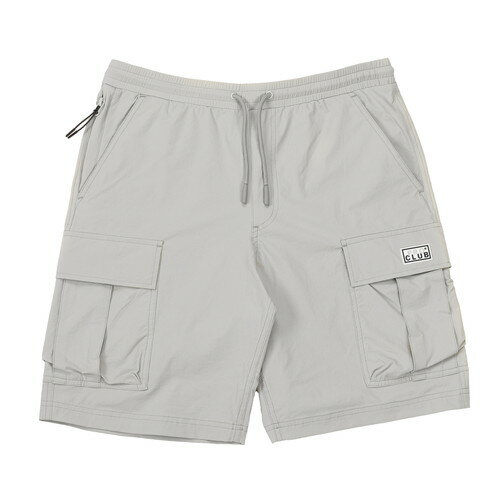 プロクラブ PRO CLUB COMFORT STRETCH NYLON CARGO SHORTS GRAY / グレー ナイロン ストレッチ カーゴ ショーツ ハーフパンツ ハーパン 無地