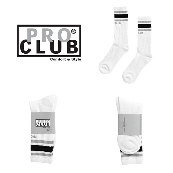 POSSIBILITYのプロクラブ PRO CLUB STRIPE CREW SOCKS / ストライプ クルー ソックス 靴下｜アングル2