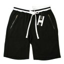 【SALE/セール】WEIV LA BRANDON FRENCH TERRY SHORTS BLACK/ブラック スウェト ショーツ ハーフパンツ