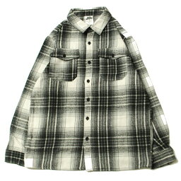 FLANNEL WEIV LA PORTER SOFT FLANNEL SHACKET WHITE × BLACK / ホワイト × ブラック シャツ 長袖 シャケット チェック