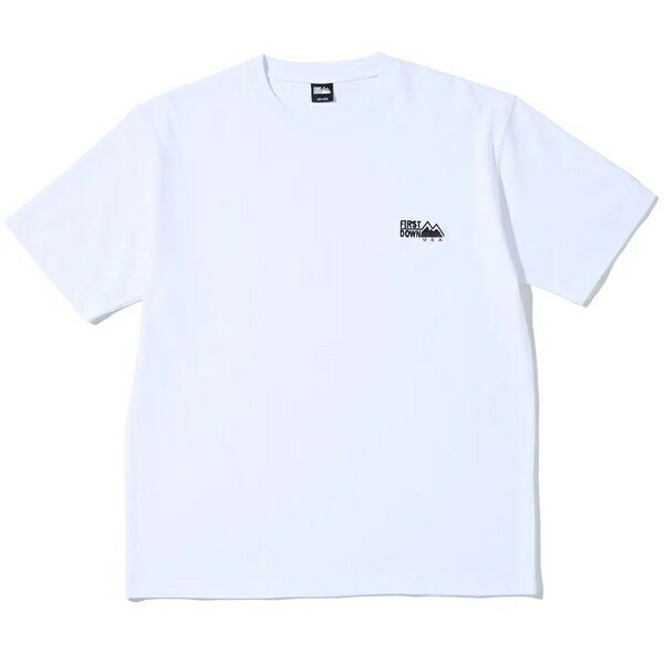 乐天商城 - ファーストダウン FIRST DOWN LOGO S/S Tシャツ WHITE / ホワイト 半袖 シャツ