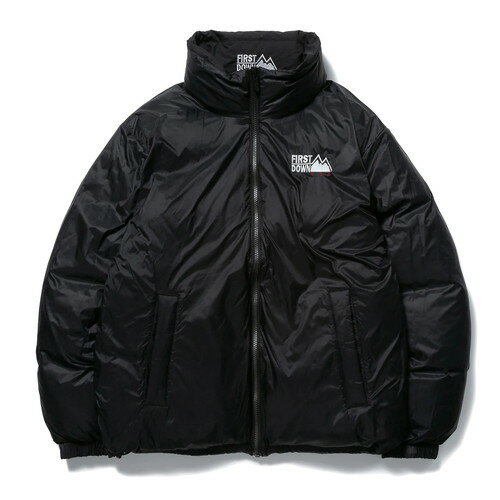 ファーストダウン FIRST DOWN BUBBLE DOWN JACKET MICROFT® BLACK / ブラック バブル ダウン ジャケット マイクロフト