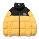 t@[Xg_E FIRST DOWN BUBBLE DOWN JACKET MICROFT? YELLOW / CG[ ou _E WPbg }CNtg