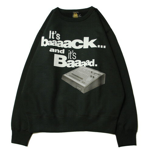 【SALE/セール】ラップ アタック RAP ATTACK SP1200 SWEAT BLACK / ブラック スウェット トレーナー