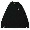 bv A^bN RAP ATTACK SMOKING S.D EMBROIDERY L/S TVc BLACK / ubN  TVc