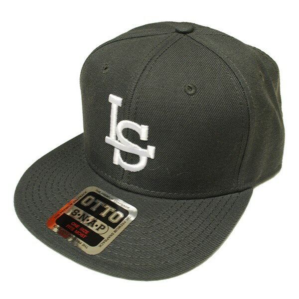 ミュージック MUSICK LIFESTYLE LS LOGO SNAPBACK CAP CAP CHARCOAL GRAY×WHITE / チャコールグレー×ホワイト スナップバック キャップ 帽子