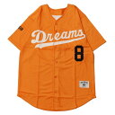 ySALE/Z[zXg[g h[X STREET DREAMS MAJOR LEAGUE JERSEY ORENGE / IW  tbg{[Vc@W[W