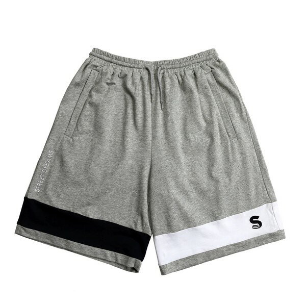 【SALE/セール】ストリート ドリームス STREET DREAMS EVOLUTION SHORTS GRAY / グレー ハーフパンツ スウェット ショーツ