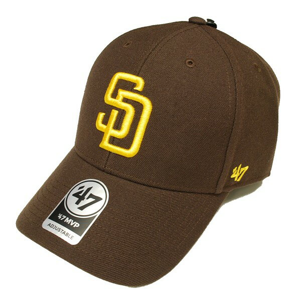 フォーティーセブン ' 47 SAN DIEGO PADRES MVP CAP BROWN / ブラウン サンディエゴ パドレス 6パネルキャップ 帽子