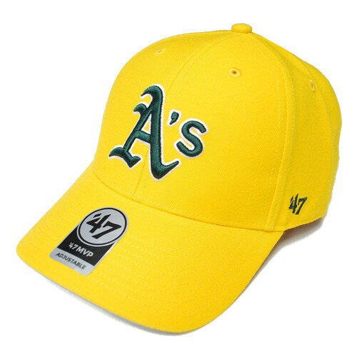 フォーティーセブン ' 47 OAKLAND ATHELTICS MVP CAP GOLD / ゴールド オークランド アスレチックス 6パネル キャップ 帽子