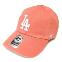 フォーティーセブン ' 47 LOS ANGELES DODGERS CLEAN UP CAP ISLAND RED / アイランドレッド ロサンゼルス ドジャース クリーンナップ キャップ 帽子