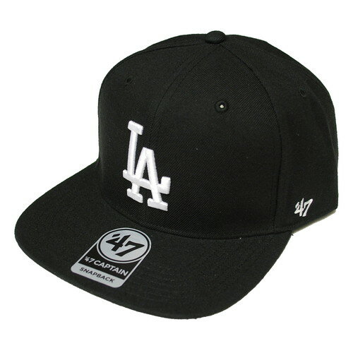 フォーティーセブン ' 47 LOS ANGELES DODGERS SURE SHOT CAPTAIN SNAPBACK CAP BLACK / ブラック ロサンゼルス ドジャース スナップバック キャップ 帽子