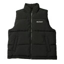 ベン デイビス BEN DAVIS BD PUFFER VEST BLACK / ブラック 中綿 ベスト