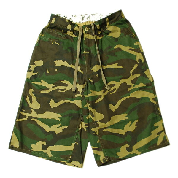 ベン デイビス BEN DAVIS PAINTER SHORTS WOOD LAND CAMO / ウッドランドカモ ペインター ショート パンツ