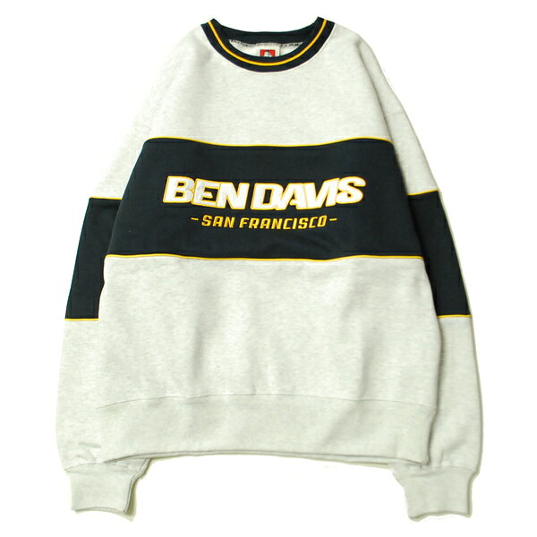 乐天商城 - ベン デイビス BEN DAVIS PLAYERS CREW SWEAT ASH / アッシュ クルー スウェット トレーナー