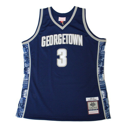 ߥå&ͥ MITCHELL&NESS NCAA GEORGETOWN 1995 ALLEN IVERSON SWINGMAN JERSEY NAVY / ͥӡ  С Хåȥܡ  硼 NBA Х