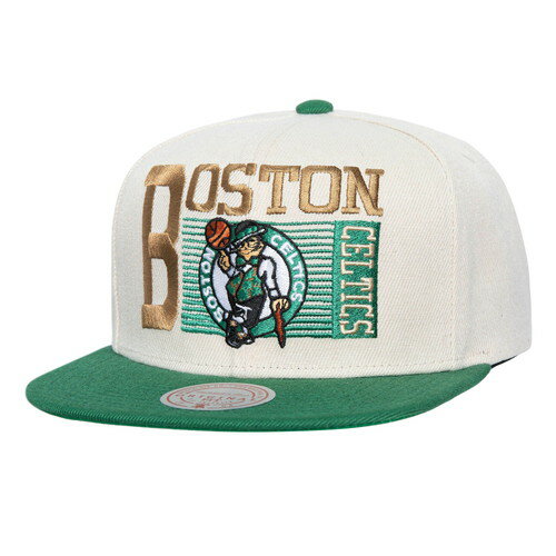 ミッチェル＆ネス ミッチェル&ネス MITCHELL&NESS BOSTON CELTICS NBA SPEED ZONE SNAPBACK CAP OFF WHITE / オフ ホワイト ボストン セルティックス スナップバック キャップ 帽子