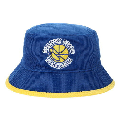 ミッチェル＆ネス 【SALE/セール】ミッチェル&ネス MITCHELL&NESS GOLDEN STATE WARRIORS NBA TEAM CORD BUCKET HAT BLUE / ブルー ゴールデン ステート ウォリアーズ バケット ハット 帽子