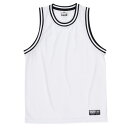 プロクラブ PRO CLUB CLASSIC BASKETBALL JERSEY WHITE × BLACK / ホワイト × ブラック バスケットボール シャツ バスケ タンクトップ 無地