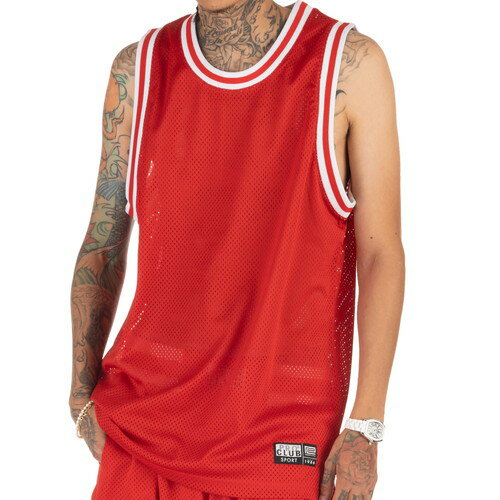 プロクラブ PRO CLUB CLASSIC BASKETBALL JERSEY RED / レッド バスケットボール シャツ バスケ タンクトップ 無地