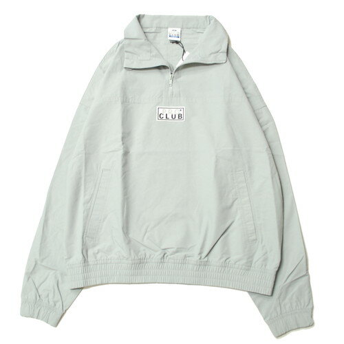 プロクラブ PRO CLUB COMFORT COTTON / NYLON HALF ZIP TRACK JACKET GRAY / グレー ナイロン ハーフジップ トラック ジャケット