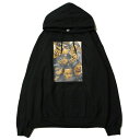 【SALE/セール】レトロ ヘリテージ RETRO HERITAGE RAP MURAL RETRO URBAN FASHION HOODIE BLACK / ...