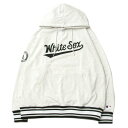 MLB ItBV MLB OFFICIAL CHICAGO WHITE SOX RIB LINE HOODIE ASH / AbV XEFbg t[h p[J[ VJS zCg\bNX