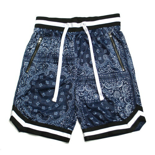 ȥꥢ VICTORIOUS LA BANDANA MESH BASKETBALL SHORTS NAVY / ͥӡ å Хå ܡ 硼 ϡեѥ Х ڥ꡼