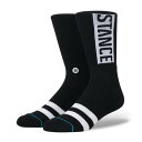 X^X STANCE OG SOCKS BLACK / ubN N[ \bNX C jZbNX