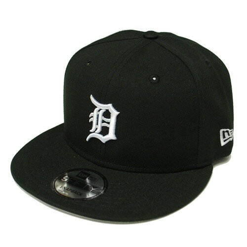 ニューエラ NEW ERA USA 9FIFTY DETROIT TIGERS SNAPBACK CAP BLACK × WHITE / ブラック × ホワイト デトロイト タイガース スナップバック キャップ 帽子 950