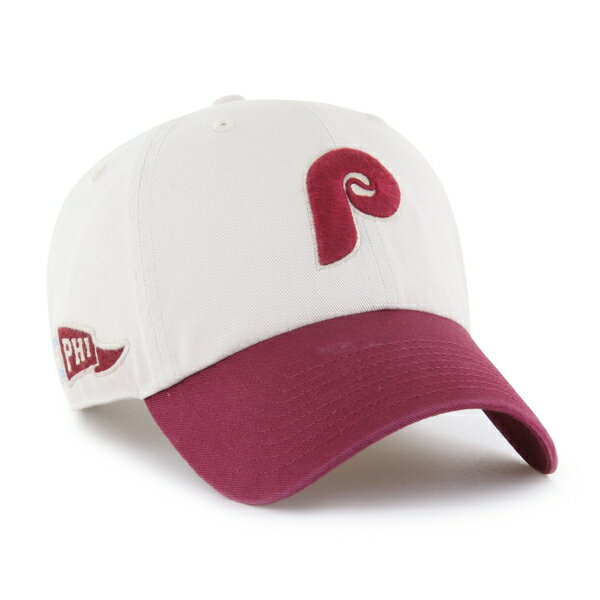 フォーティーセブン '47 PHILADELPHIA PHILLIES GRAND STAND CLEAN UP CAP BONE × CARDINAL / ボーン × カーディナル フィラデルフィア フィリーズ クリーンナップ キャップ 帽子