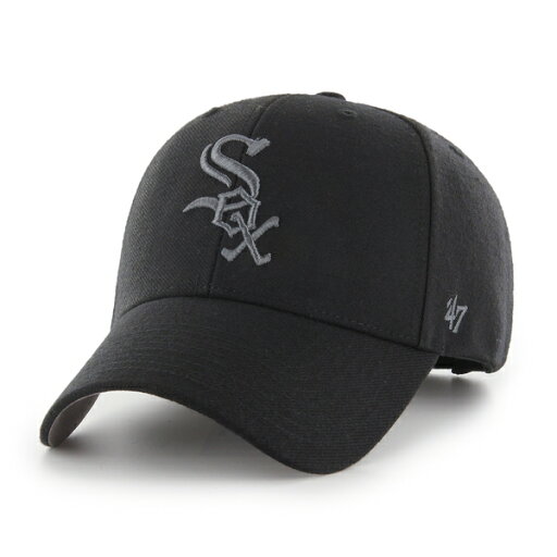 フォーティーセブン ' 47 WHITE SOX MVP CAP BLACK × CHARCOAL GRAY / ブラック × チャコールグレー ホワイト ソックス 6パネルキャップ 帽子 フォーティーセブン ' 47 WHITE SOX MVP CAP BLACK × CHARCOAL GRAY / ブラック × チャコールグレー ホワイト ソックス 6パネルキャップ 帽子